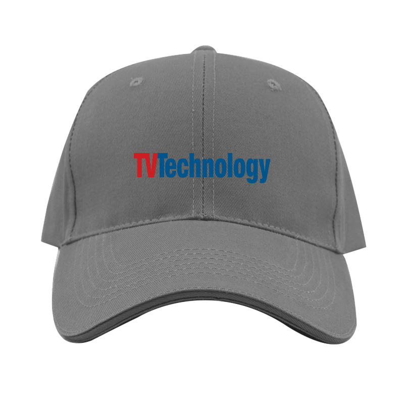 TV Technology Logo  Dad Baseball Cap Hat