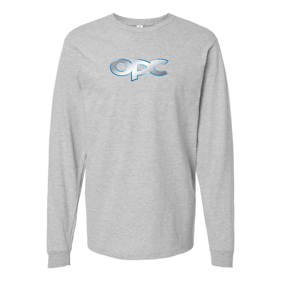 Men's Opel Performance Center Logo Cotton Long Sleeve T-Shirt