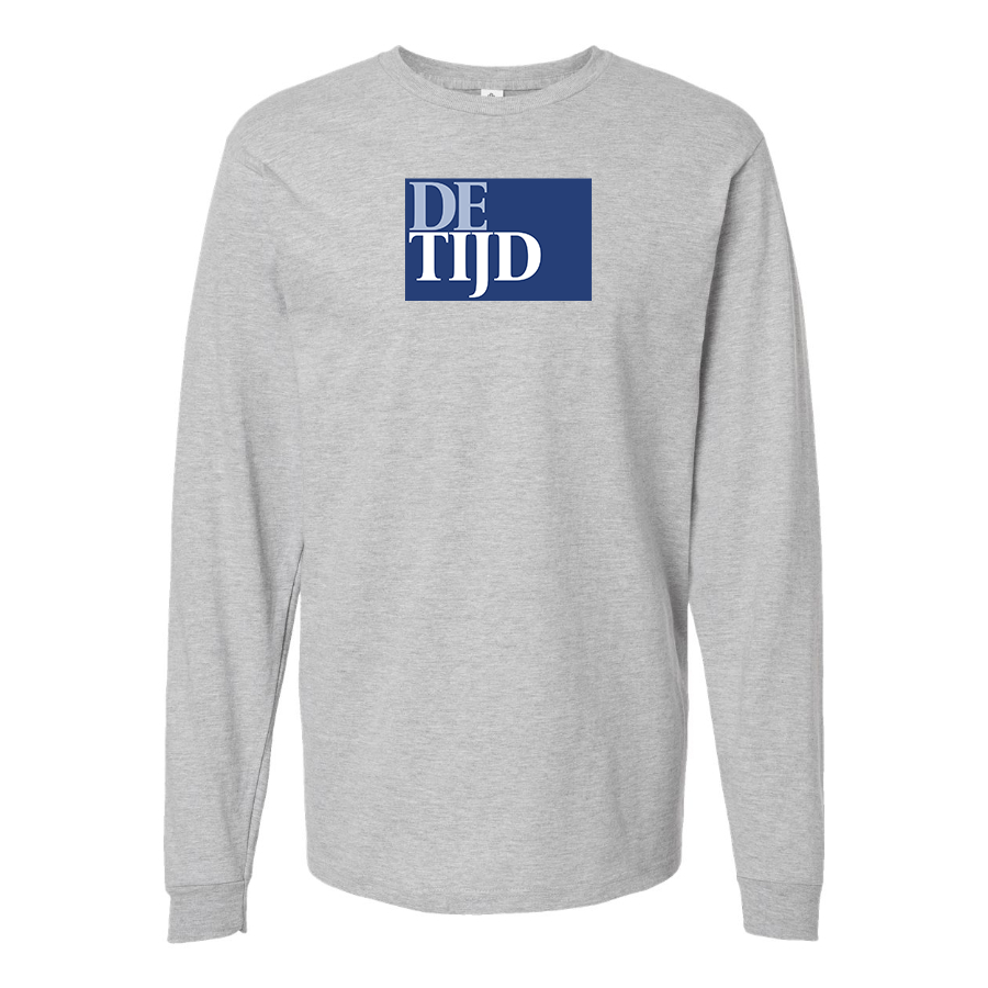 Men's De Tijd    Cotton Long Sleeve T-Shirt