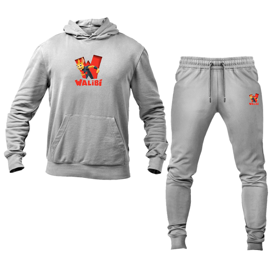 Men's Walibi Logo Hoodie Joggers Set