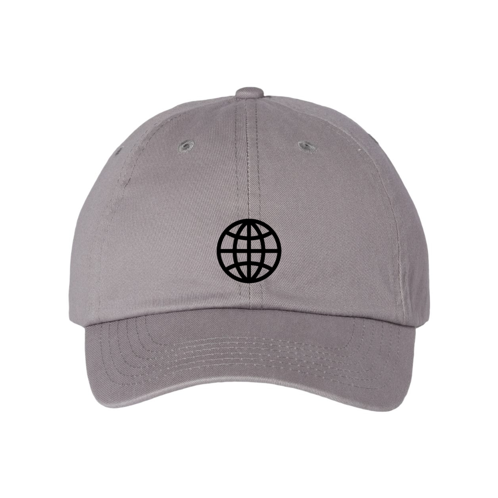 Internet Globe Valucap Adult Bio-Washed Classic Dad Hat