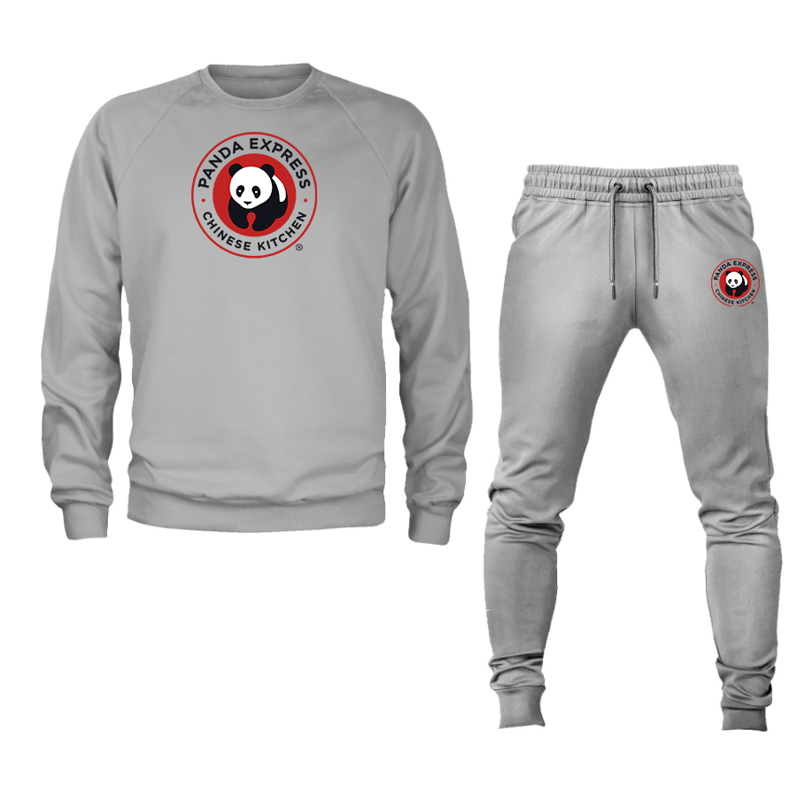 Men's Panda Express Crewneck Sweatshirt Joggers Suit