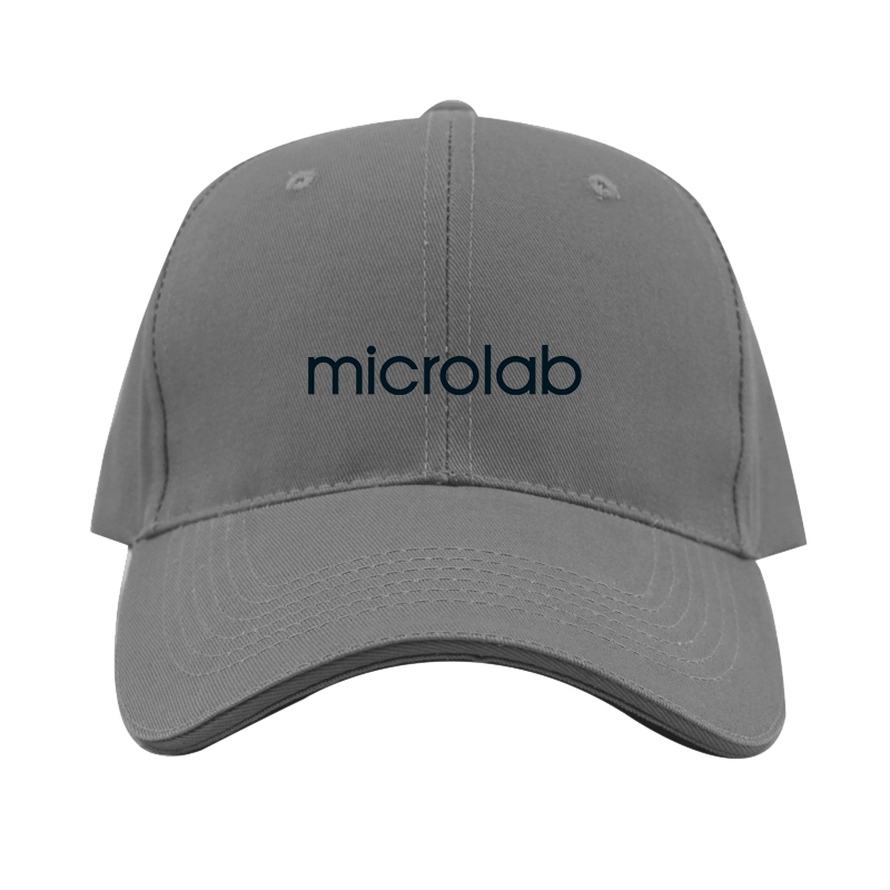 Microlab Logo  Dad Baseball Cap Hat