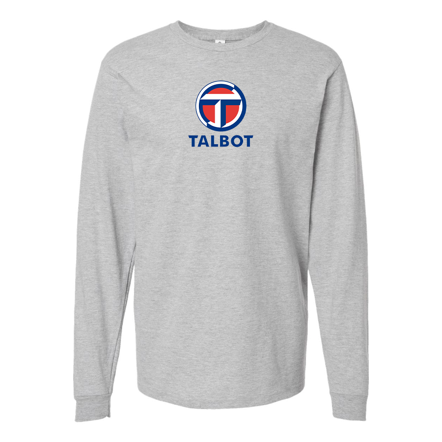 Men's Talbot Logo Cotton Long Sleeve T-Shirt