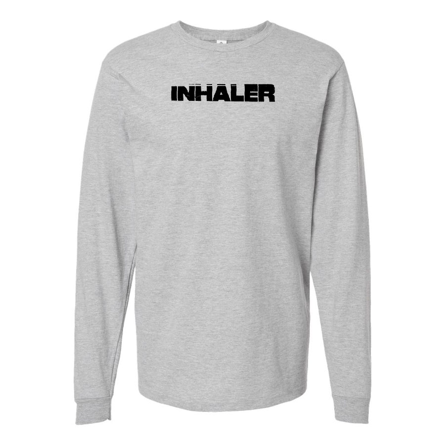 Men's Inhaler  Logo  Cotton Long Sleeve T-Shirt