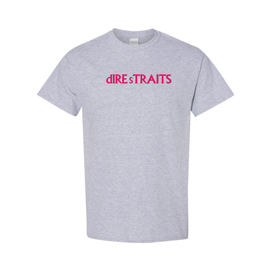 Men's Dire Straits Logo Cotton T-Shirt