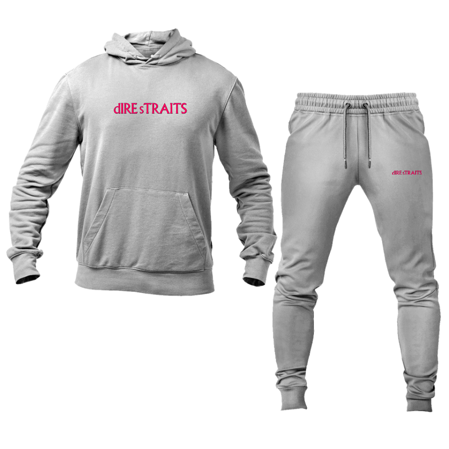 Men's Dire Straits Logo Hoodie Joggers Set