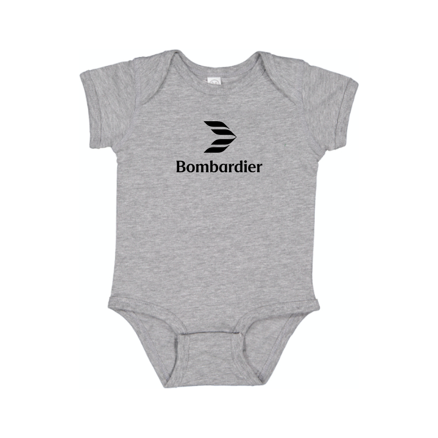 Bombardier Logo Baby Onesie Romper