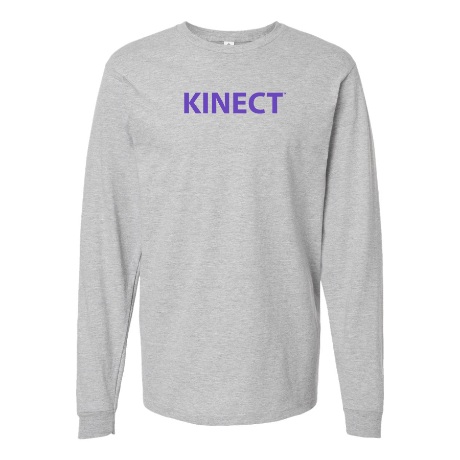 Men's Kinect Logo  Cotton Long Sleeve T-Shirt