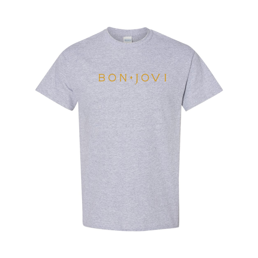Men's Bon Jovi Logo Cotton T-Shirt