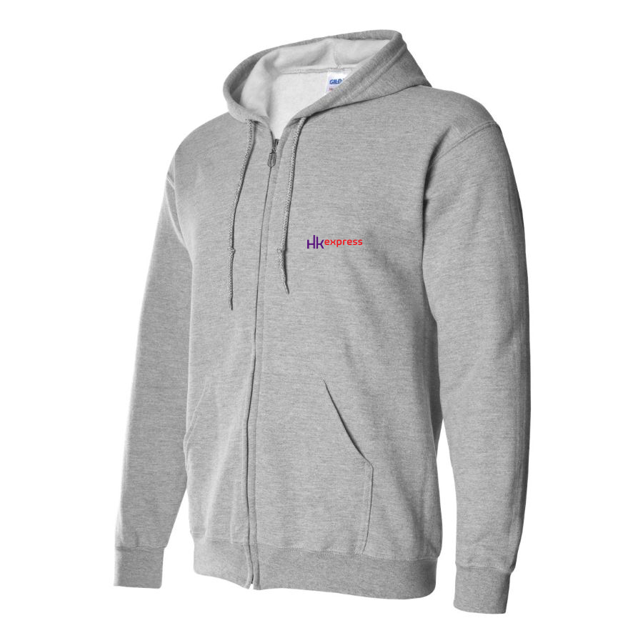 Men's HK Express Logo Zipper Hoodie