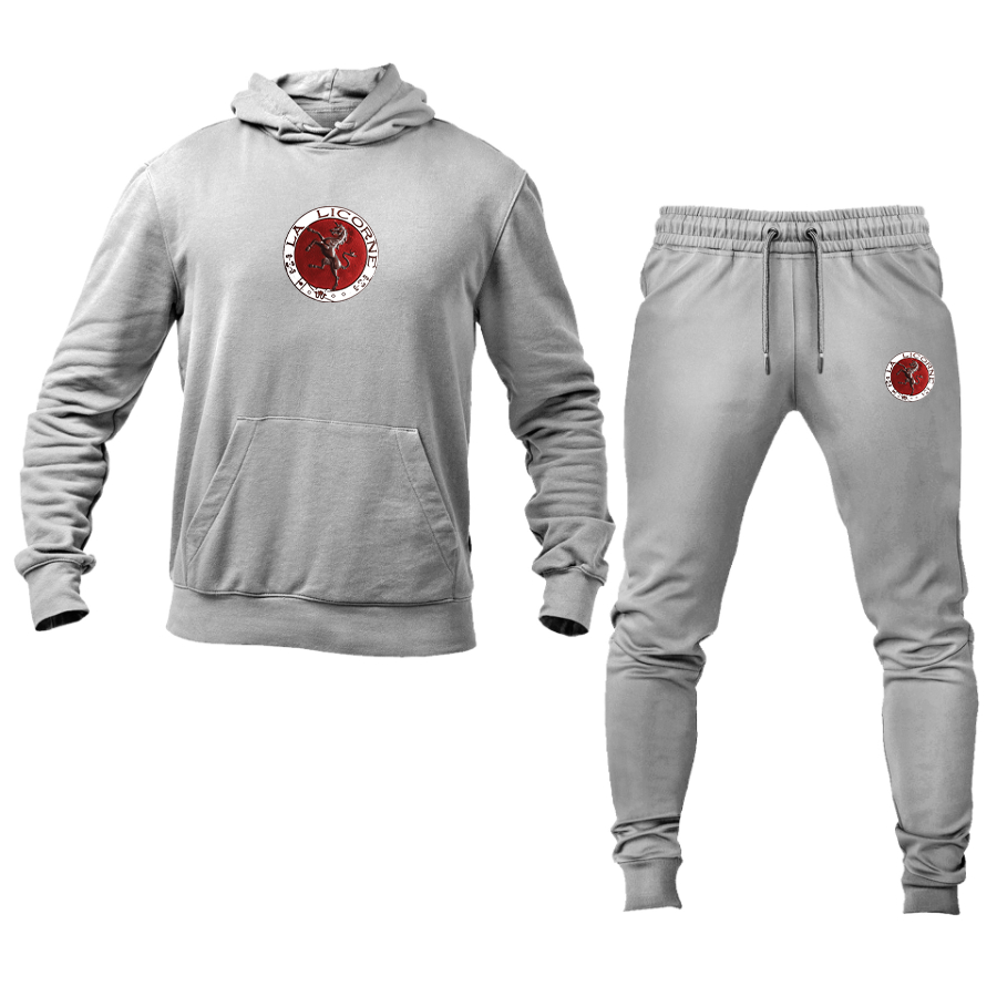 Men's Corre La Licorne Logo Hoodie Joggers Set