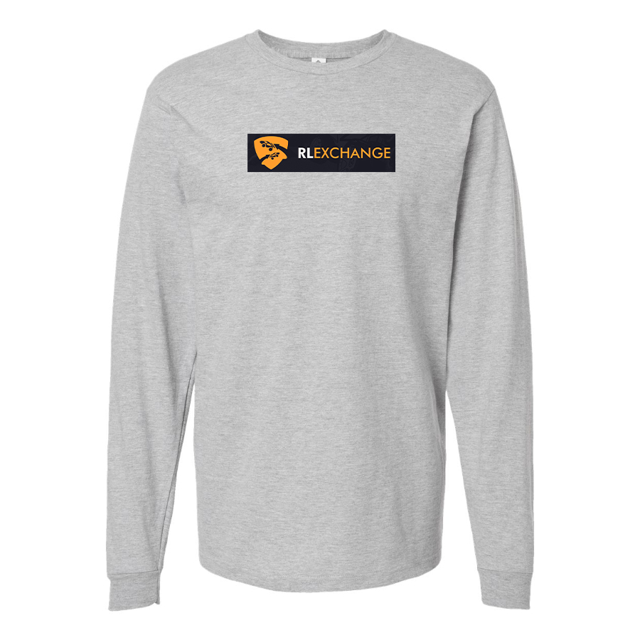 Men's RL Exchange Logo Cotton Long Sleeve T-Shirt