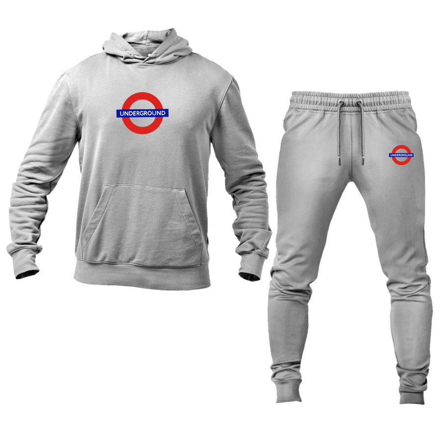 Men's London Tube Logo Hoodie Joggers Set