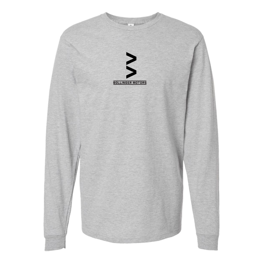 Men's Bollinger Logo Cotton Long Sleeve T-Shirt