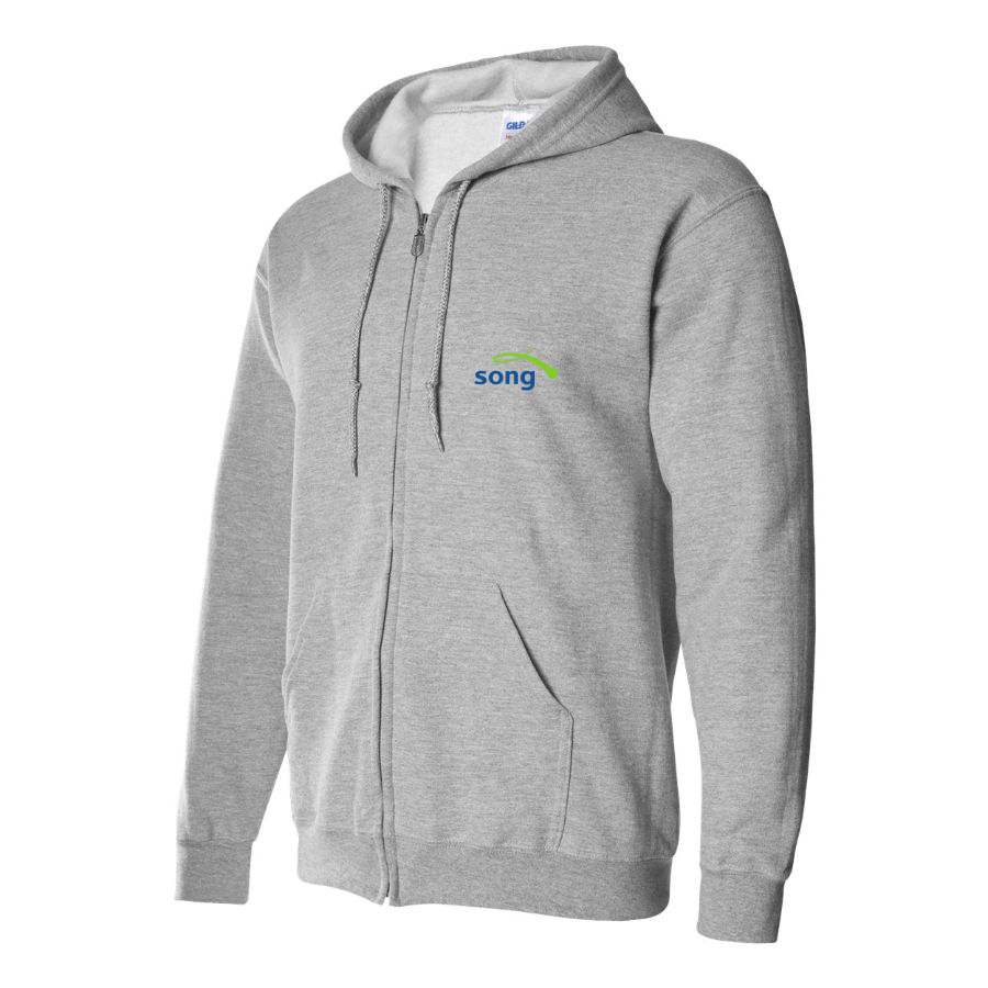 Men's Song Logo Zipper Hoodie