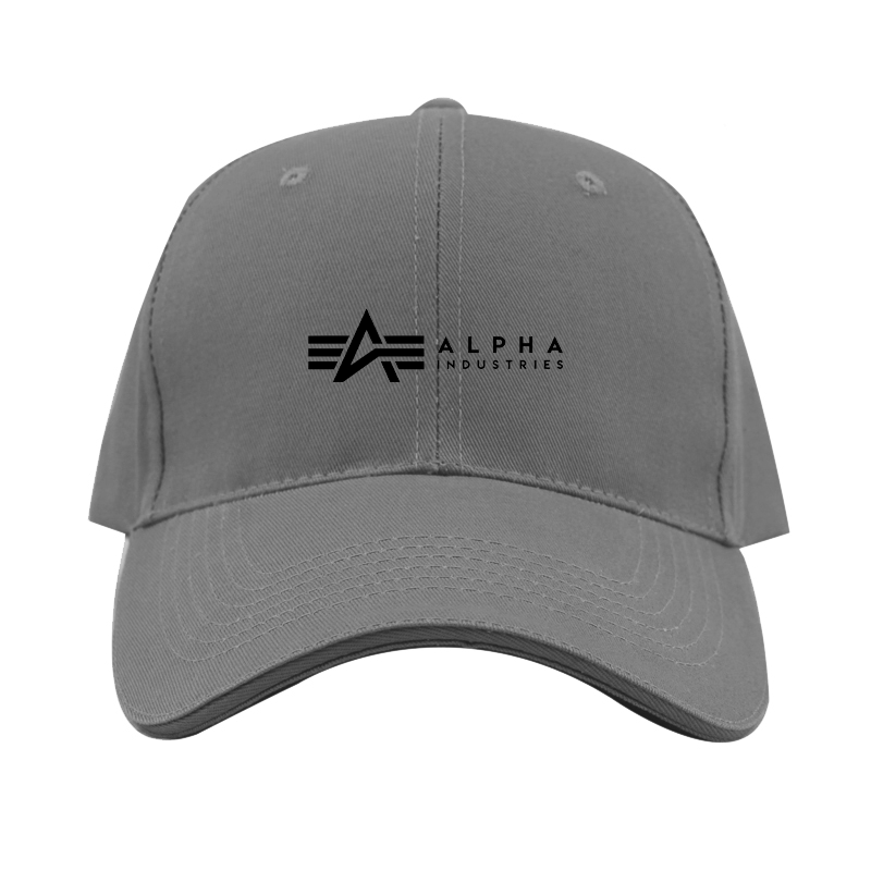 Alpha Industries Logo  Dad Baseball Cap Hat