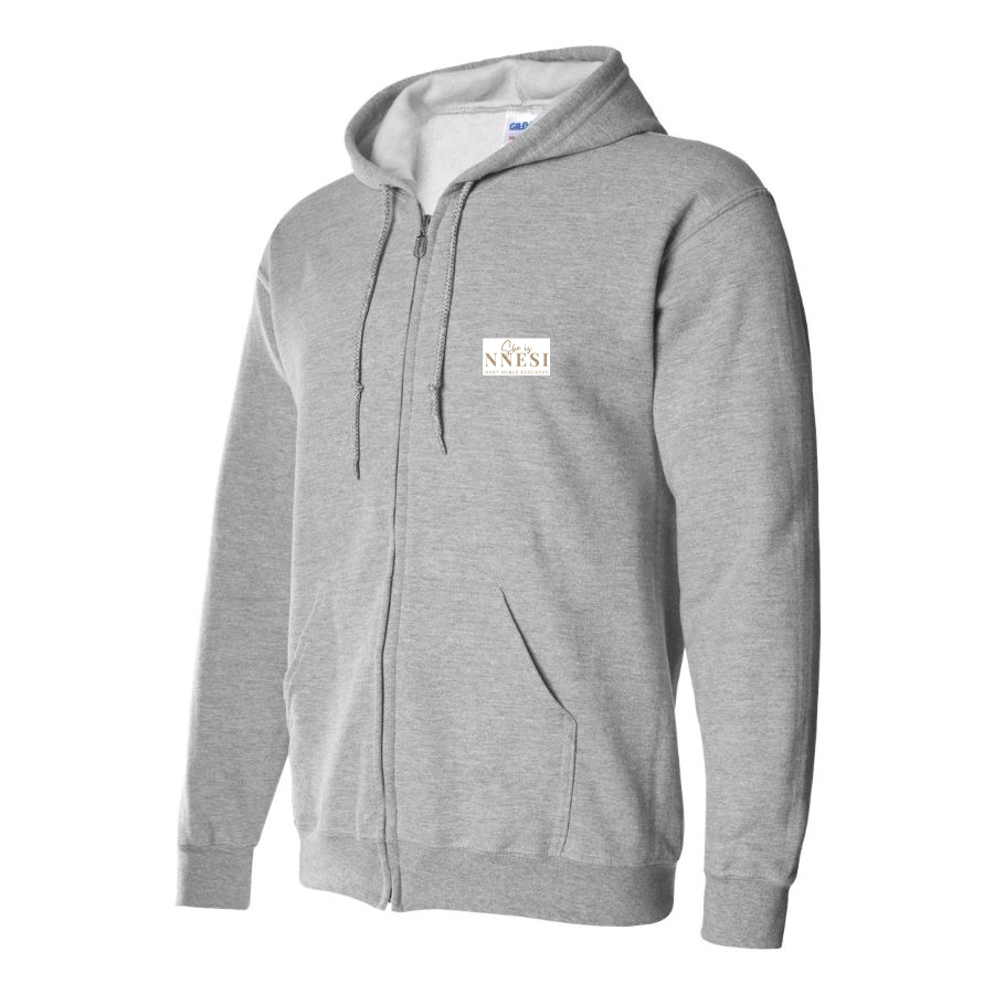 Men's Nnesi Logo Zipper Hoodie