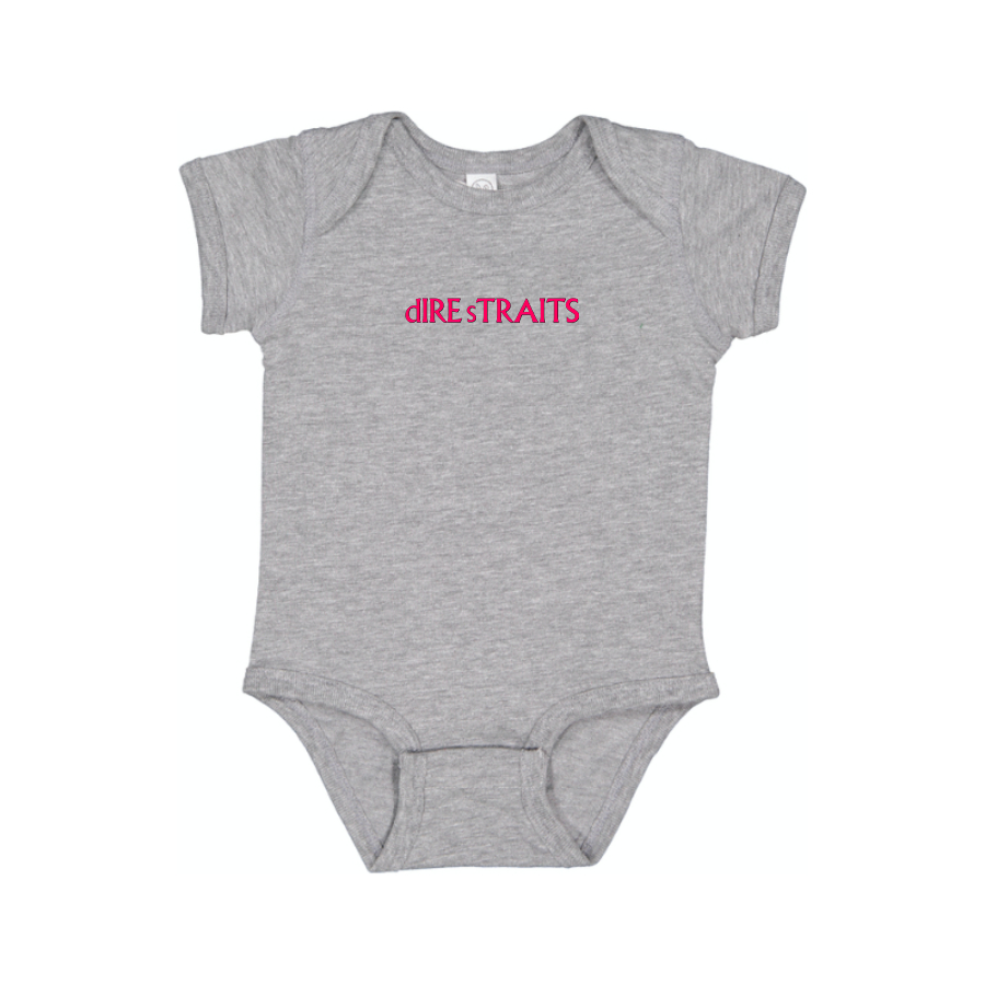 Dire Straits Logo Baby Onesie Romper