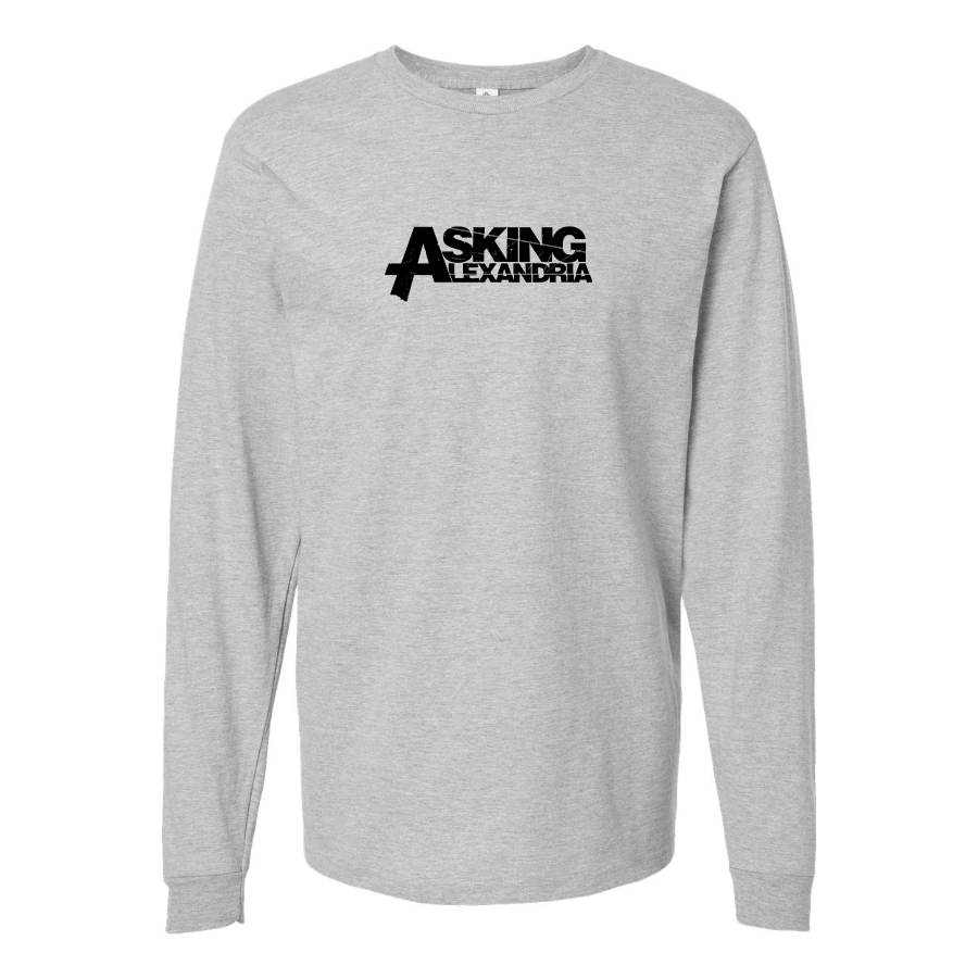 Men's Asking Alexandria Logo Cotton Long Sleeve T-Shirt
