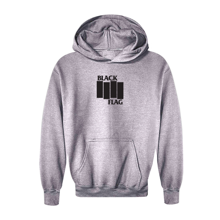 Youth Black Flag Logo Pullover Hoodie