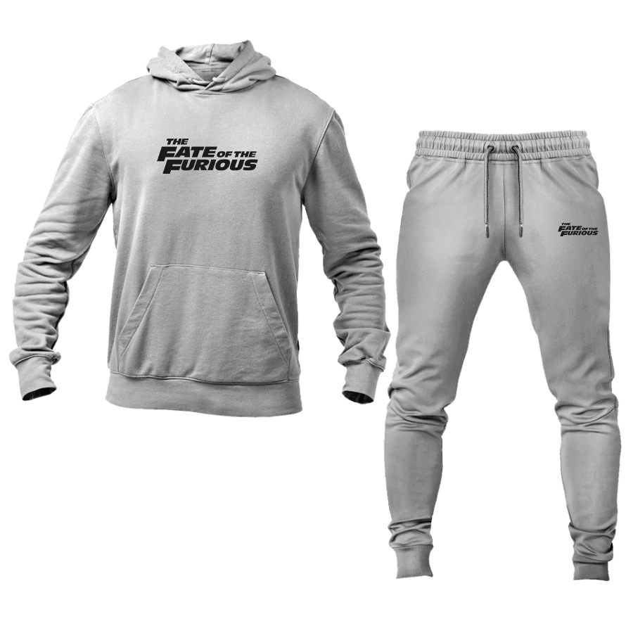 Men's The Fate Of the Furious Logo Hoodie Joggers Set
