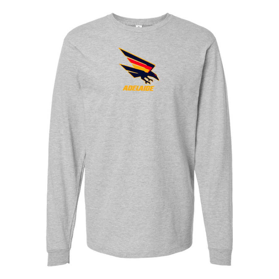 Men's Adelaide Crows  Logo Cotton Long Sleeve T-Shirt