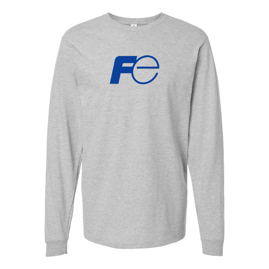 Men's Fuji-Electric Logo Cotton Long Sleeve T-Shirt