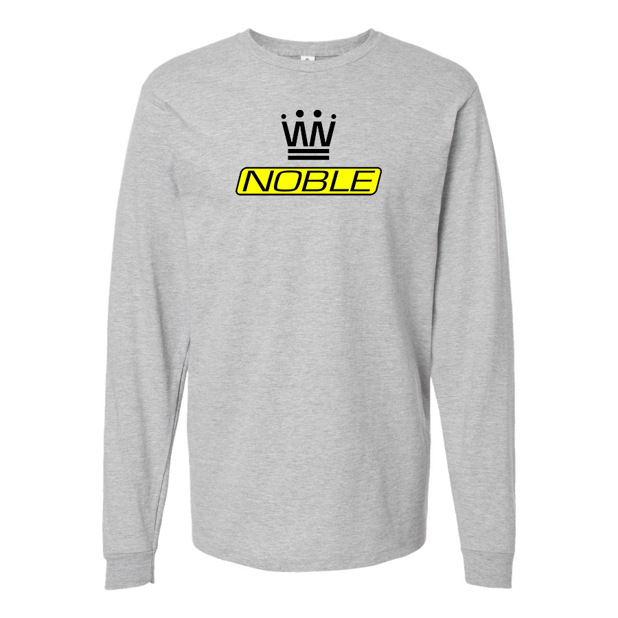 Men's Noble Logo Cotton Long Sleeve T-Shirt