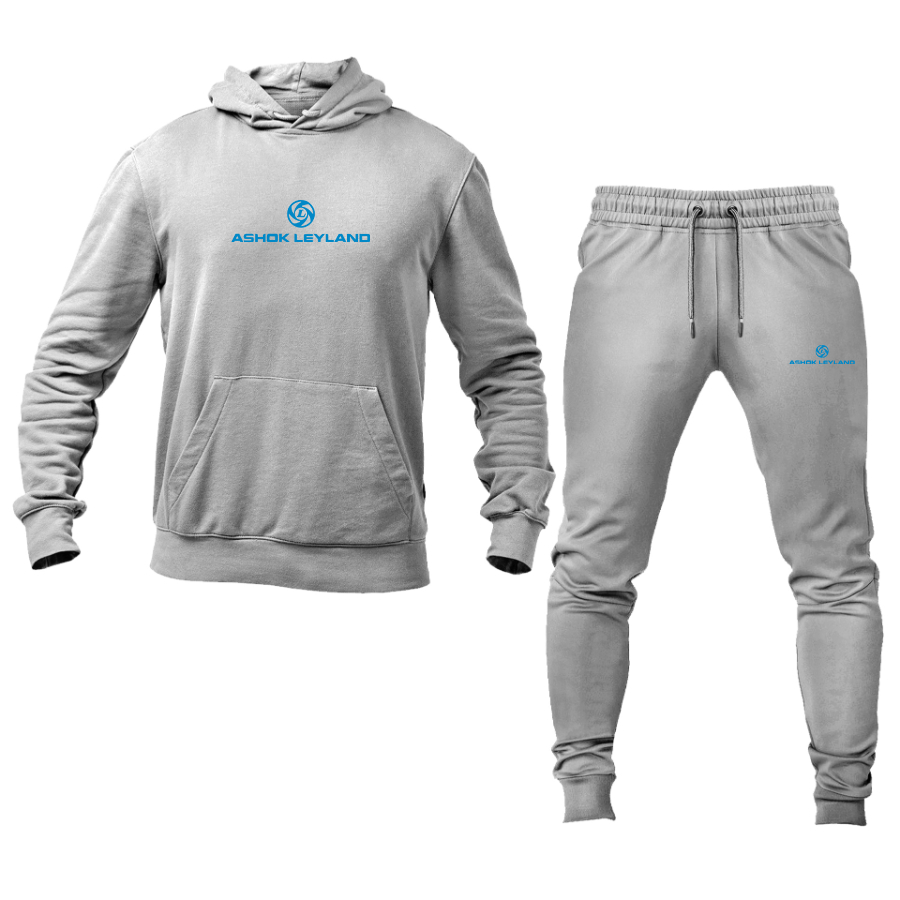 Men's Ashok Leyland Logo Hoodie Joggers Set