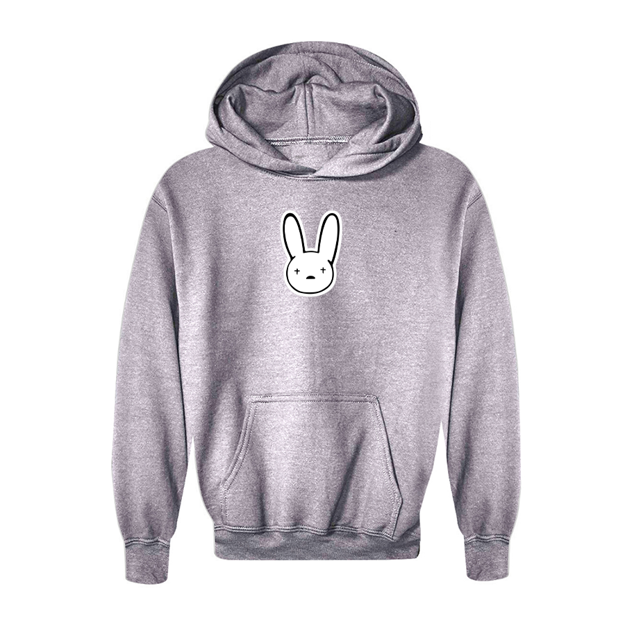 Youth Bad Bunny Logo Pullover Hoodie