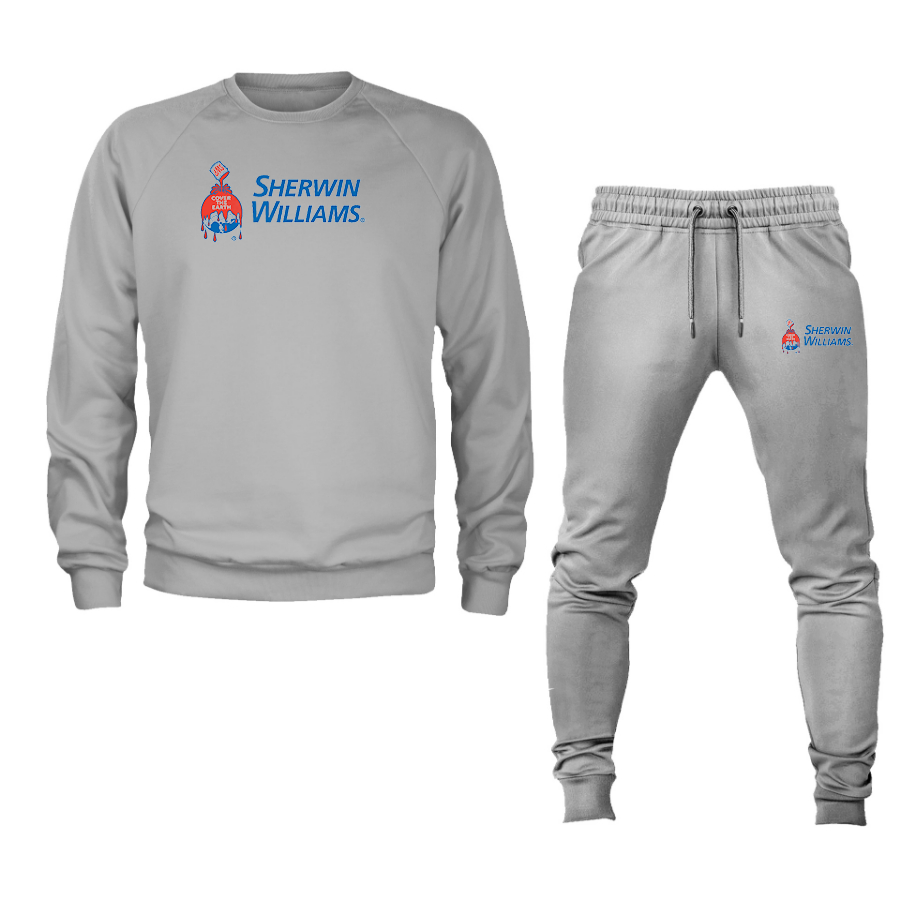 Men's Sherwin Williams Crewneck Sweatshirt Joggers Suit