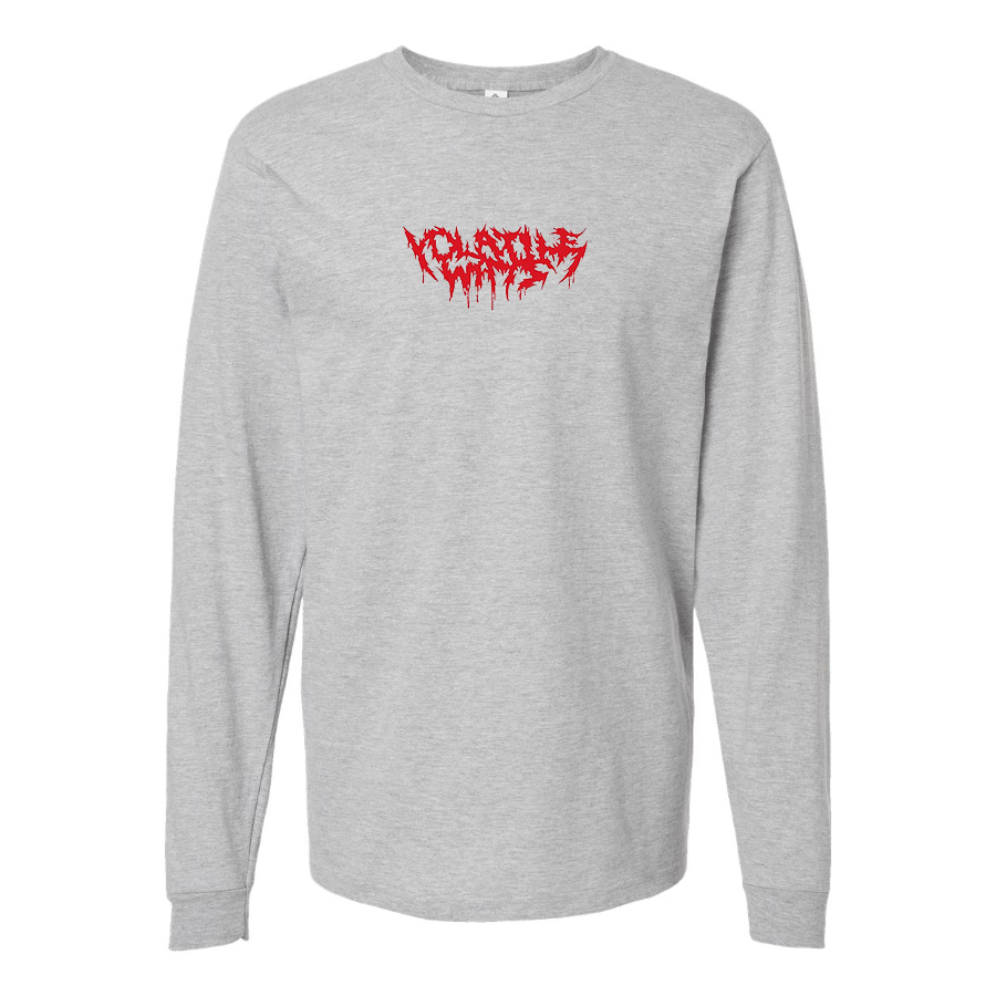 Men's Volatile Ways Logo Cotton Long Sleeve T-Shirt