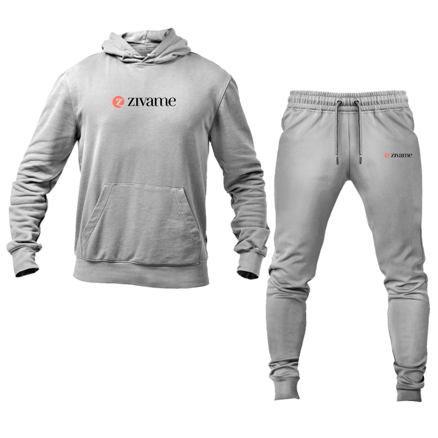 Men's Zivame Logo Hoodie Joggers Set