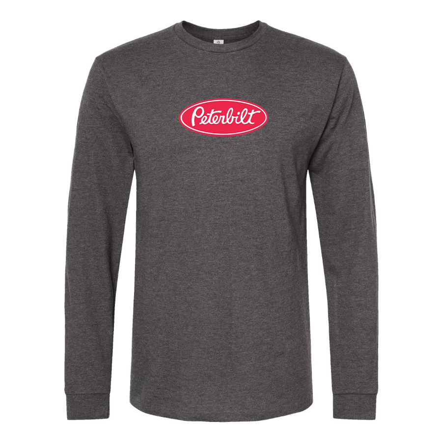 Men's Peterbilt Logo Cotton Long Sleeve T-Shirt