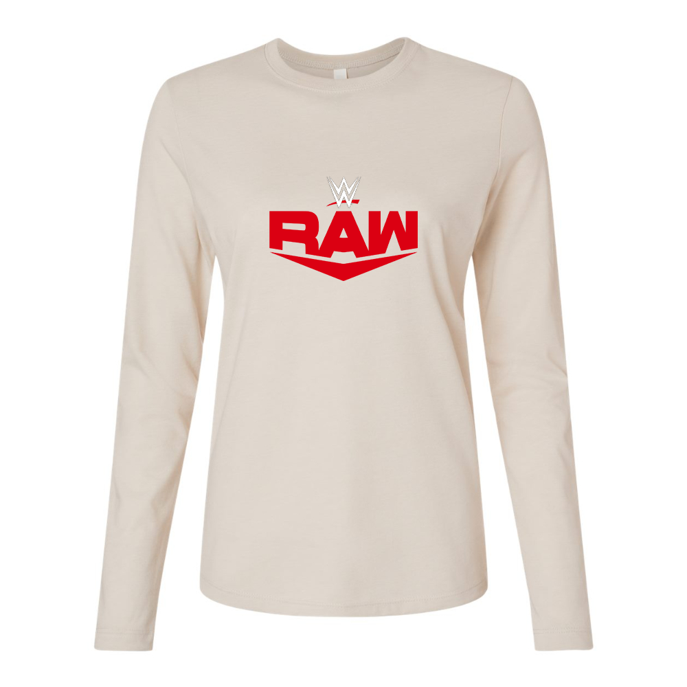 BELLA CANVAS WWE Raw Jersey Long Sleeve Tee