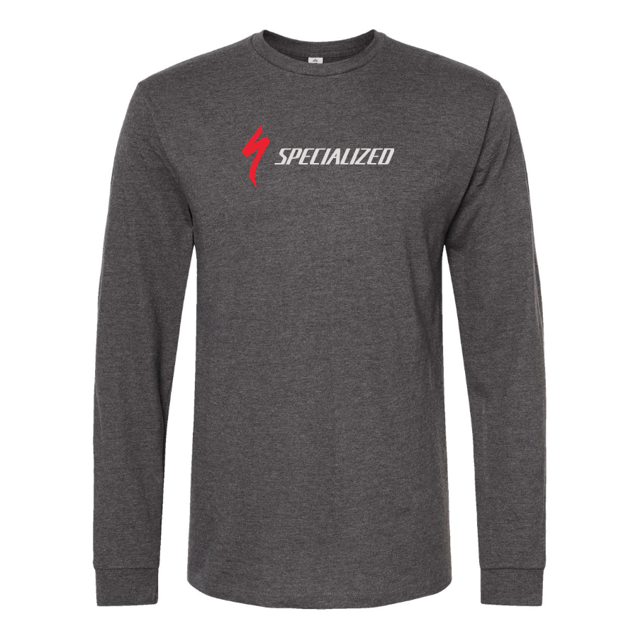 Men's Specialized Logo Cotton Long Sleeve T-Shirt