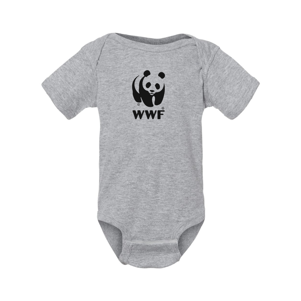 WWF  Rabbit Skins Infant Baby Rib Bodysuit