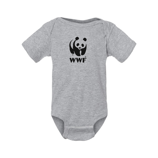 WWF  Rabbit Skins Infant Baby Rib Bodysuit