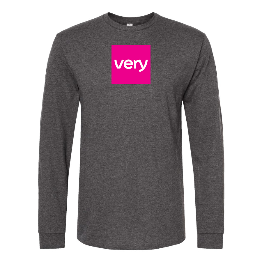 Men's Very Logo Cotton Long Sleeve T-Shirt