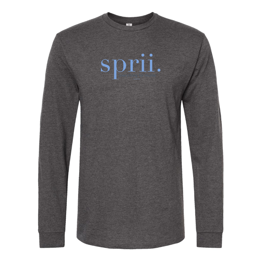Men's Sprii Logo Cotton Long Sleeve T-Shirt