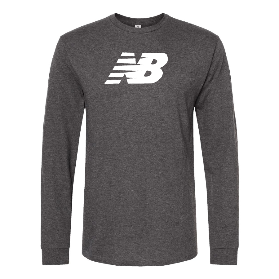 Men's New Balance Logo  Cotton Long Sleeve T-Shirt
