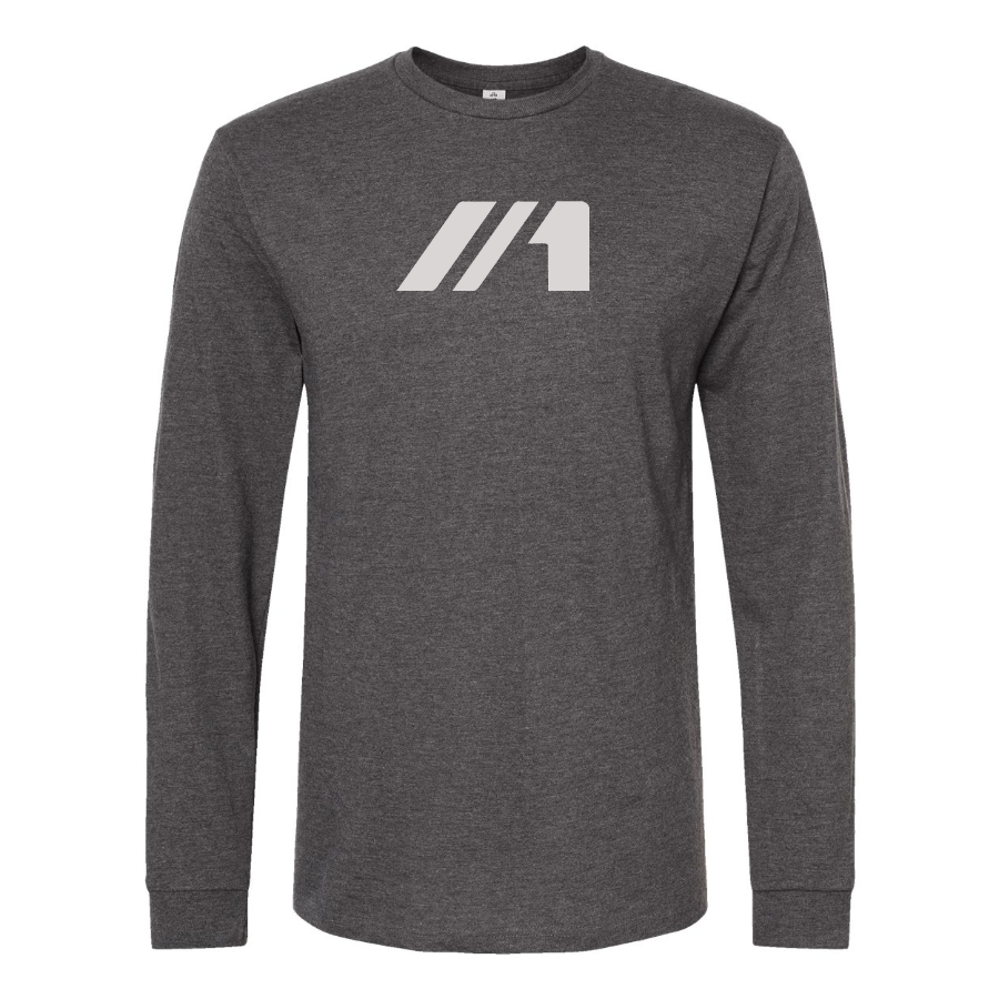 Men's BAC Logo Cotton Long Sleeve T-Shirt