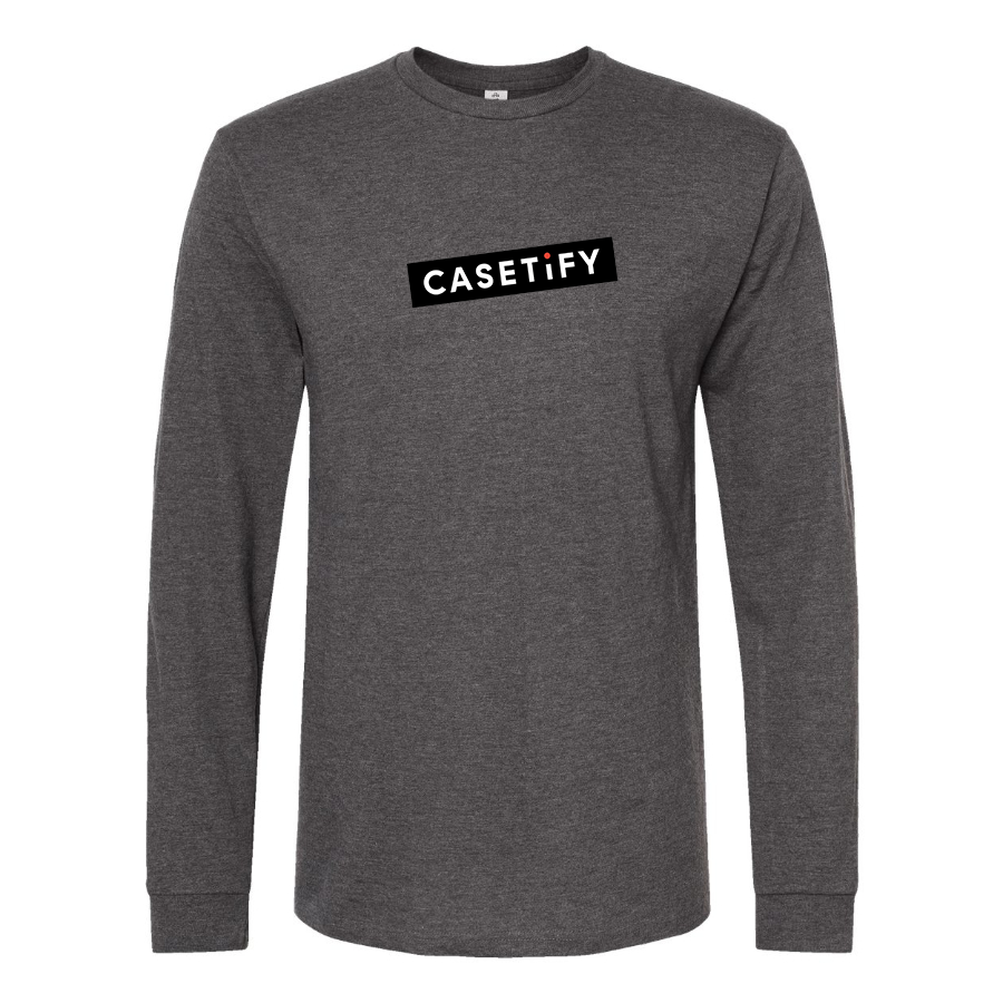 Men's Casetify Logo Cotton Long Sleeve T-Shirt