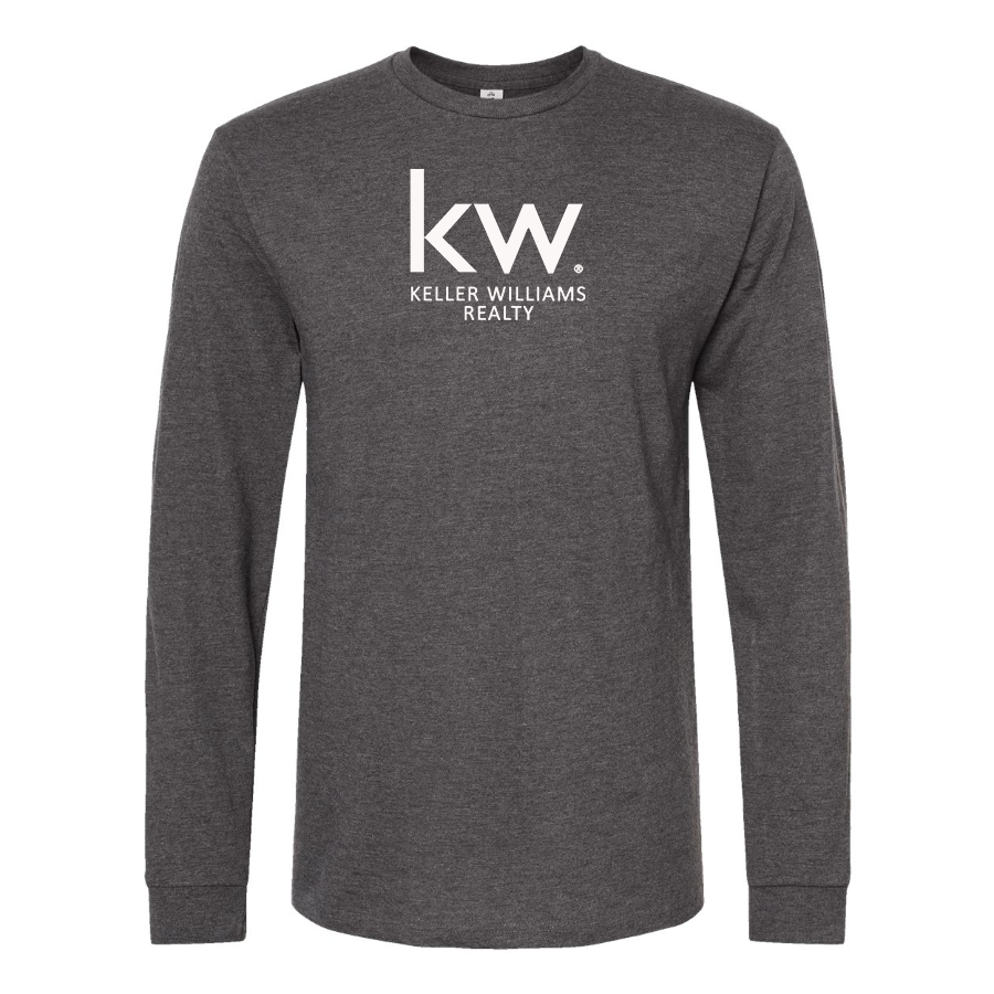 Men's Keller Williams Logo  Cotton Long Sleeve T-Shirt