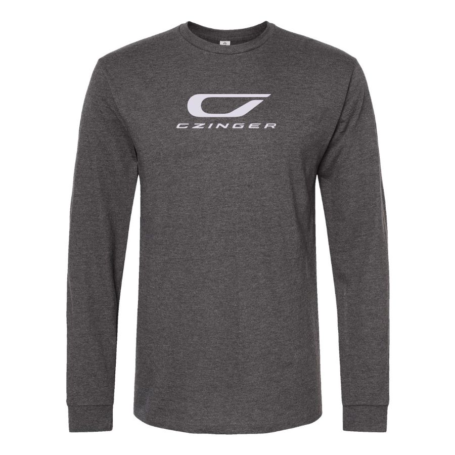 Men's Czinger Logo Cotton Long Sleeve T-Shirt
