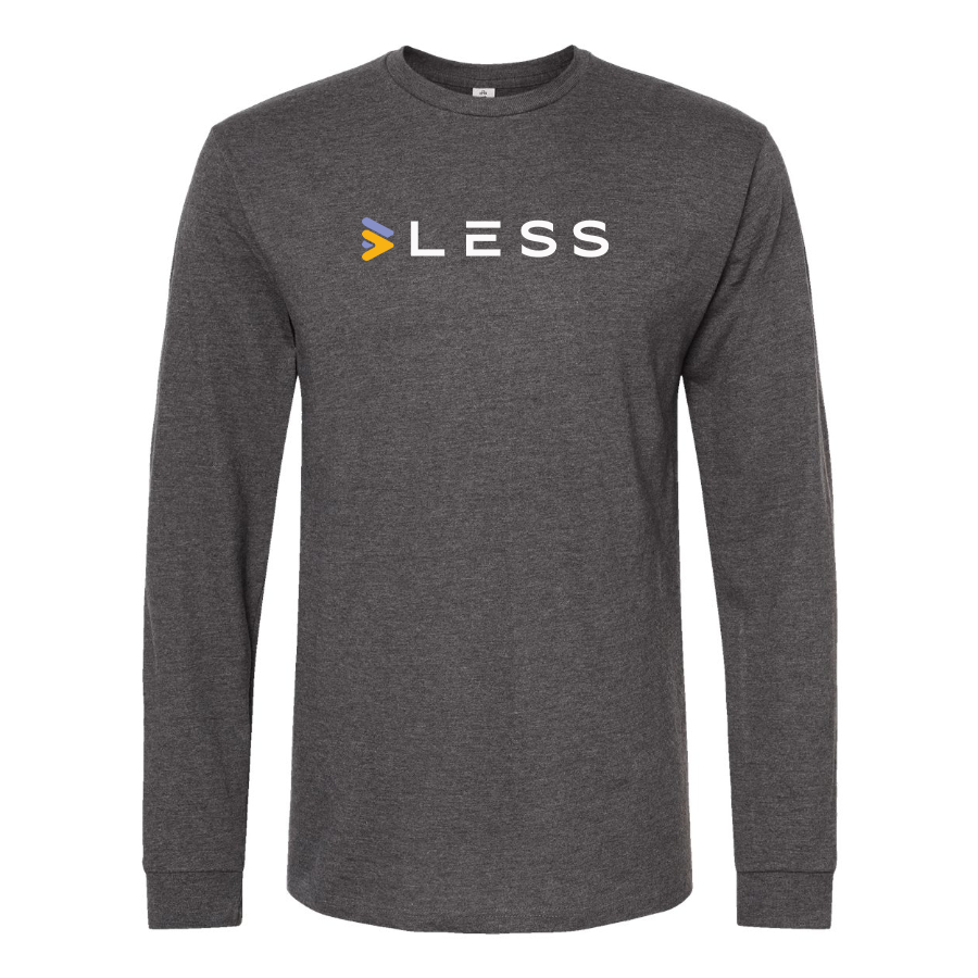 Men's LOGO LESS Logo Cotton Long Sleeve T-Shirt