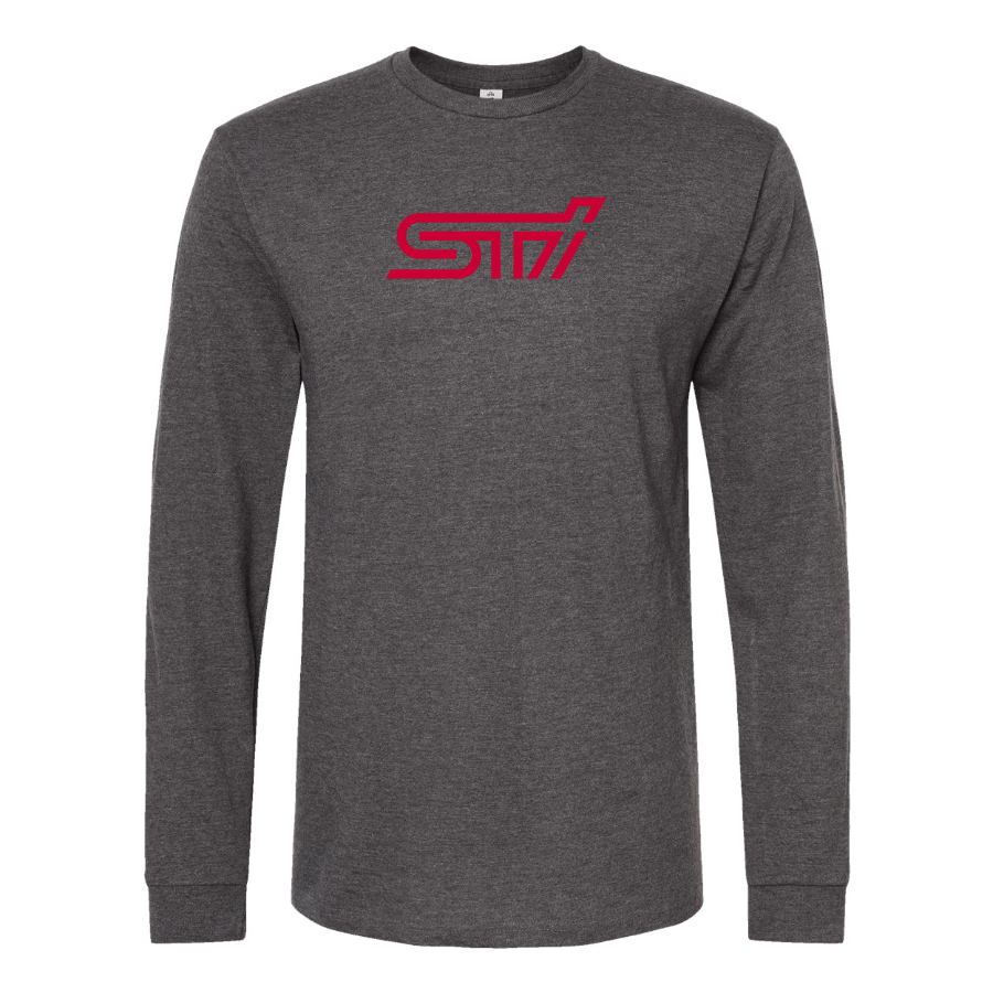 Men's STI Logo Cotton Long Sleeve T-Shirt