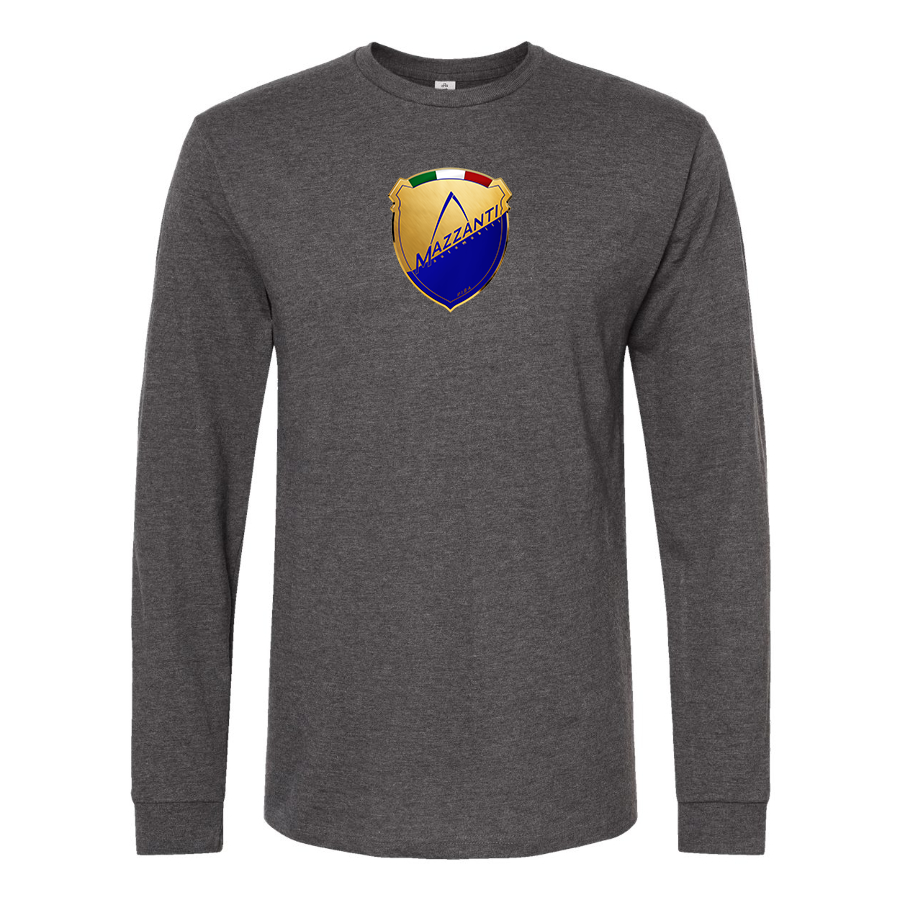 Men's Mazzanti Automobili Logo Cotton Long Sleeve T-Shirt
