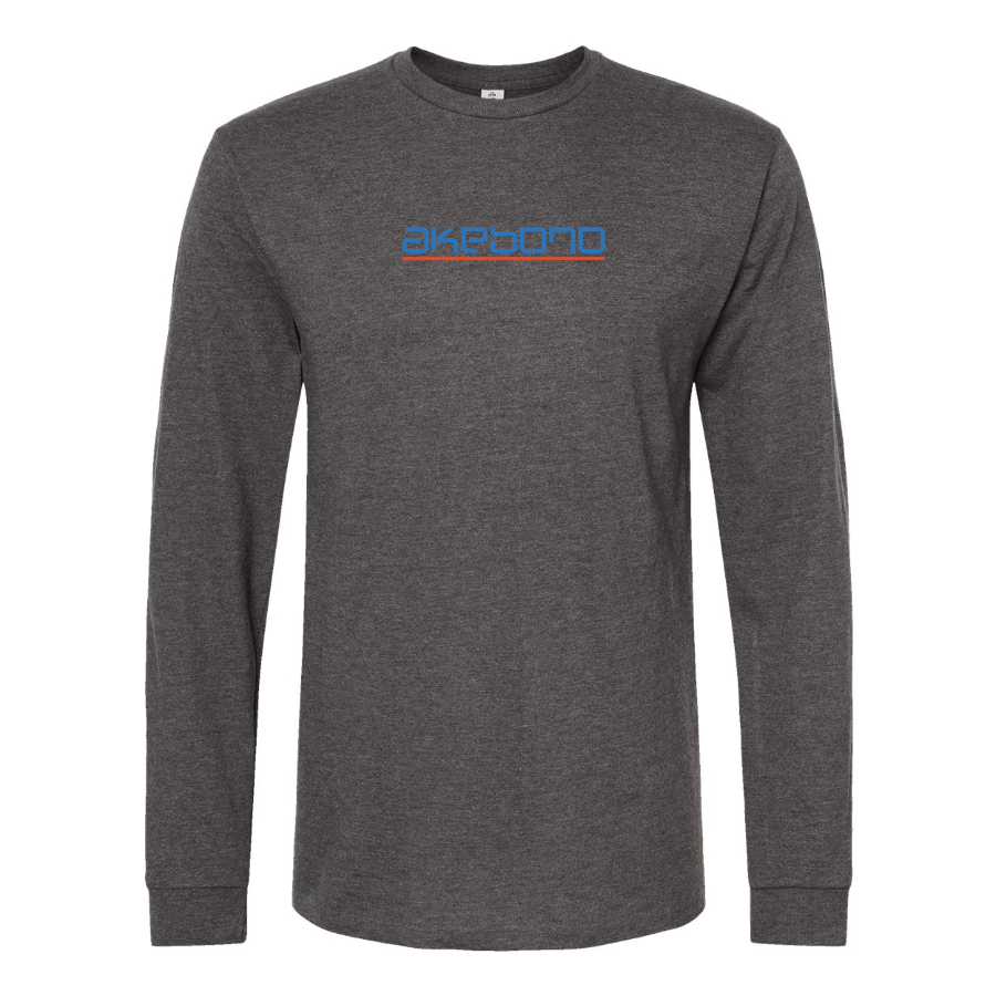 Men's Akebono Logo Cotton Long Sleeve T-Shirt